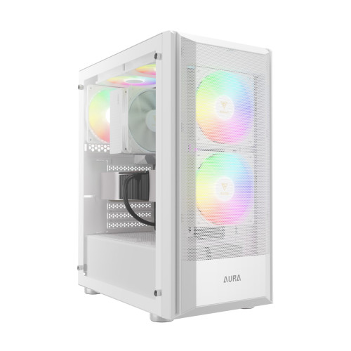 Gamdias AURA GC6 WH RGB ATX Mid-Tower Gaming Case