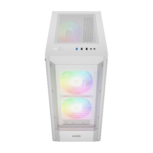 Gamdias AURA GC6 WH RGB ATX Mid-Tower Gaming Case