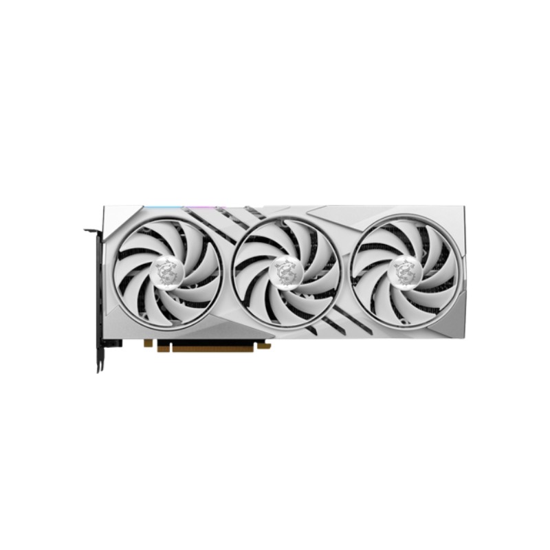 MSI Geforce Rtx 4070 Ti Gaming X Slim 12GB Gddr6x White Graphics Card