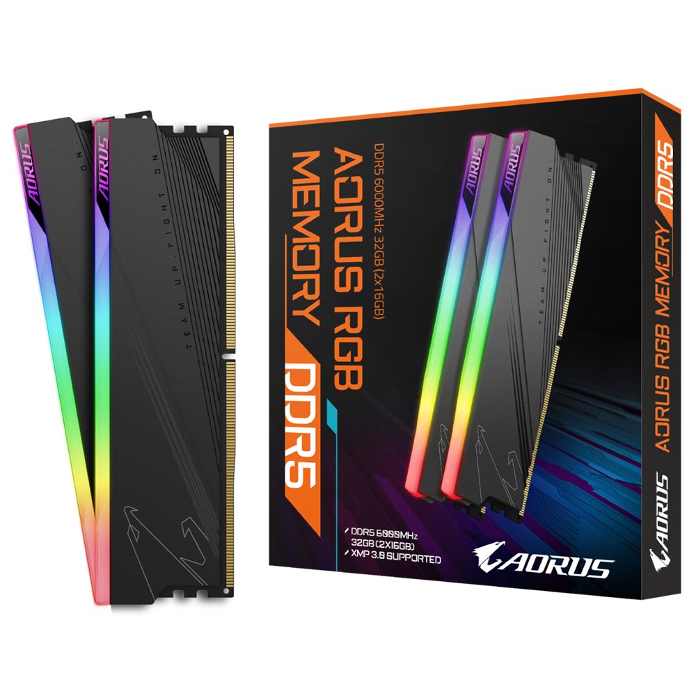 GIGABYTE AORUS RGB 16GB DDR5 6000MHZ DESKTOP RAM