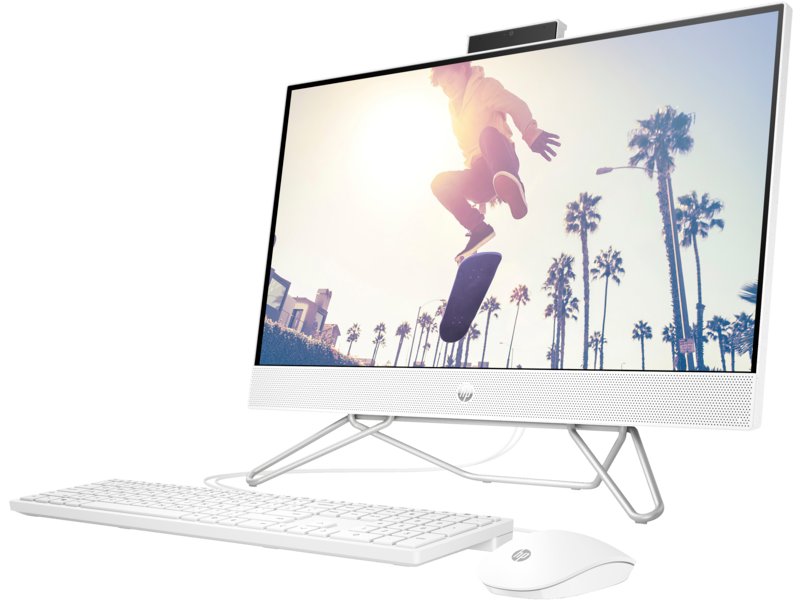 HP 24-cb1445nh i3 -1215U 8GB RAM 512GB SSD Intel UHD Graphics 23.8 Inch FHD All-in-One PC (White)