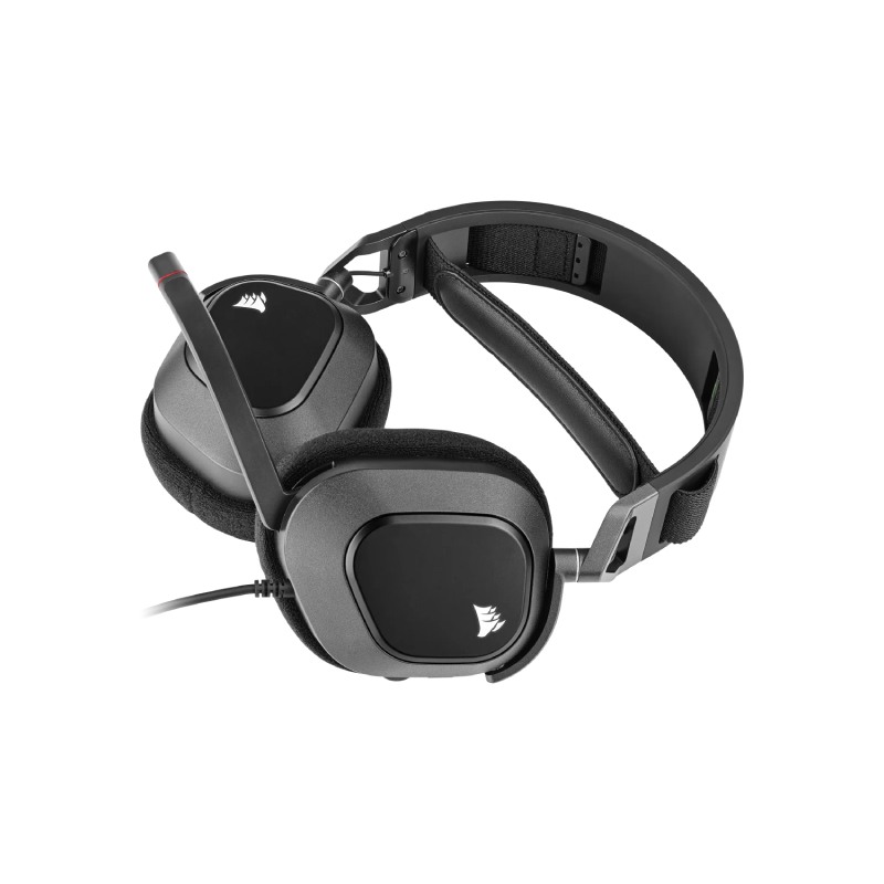 Corsair HS80 RGB USB Wired Carbon Gaming Headset (Black)