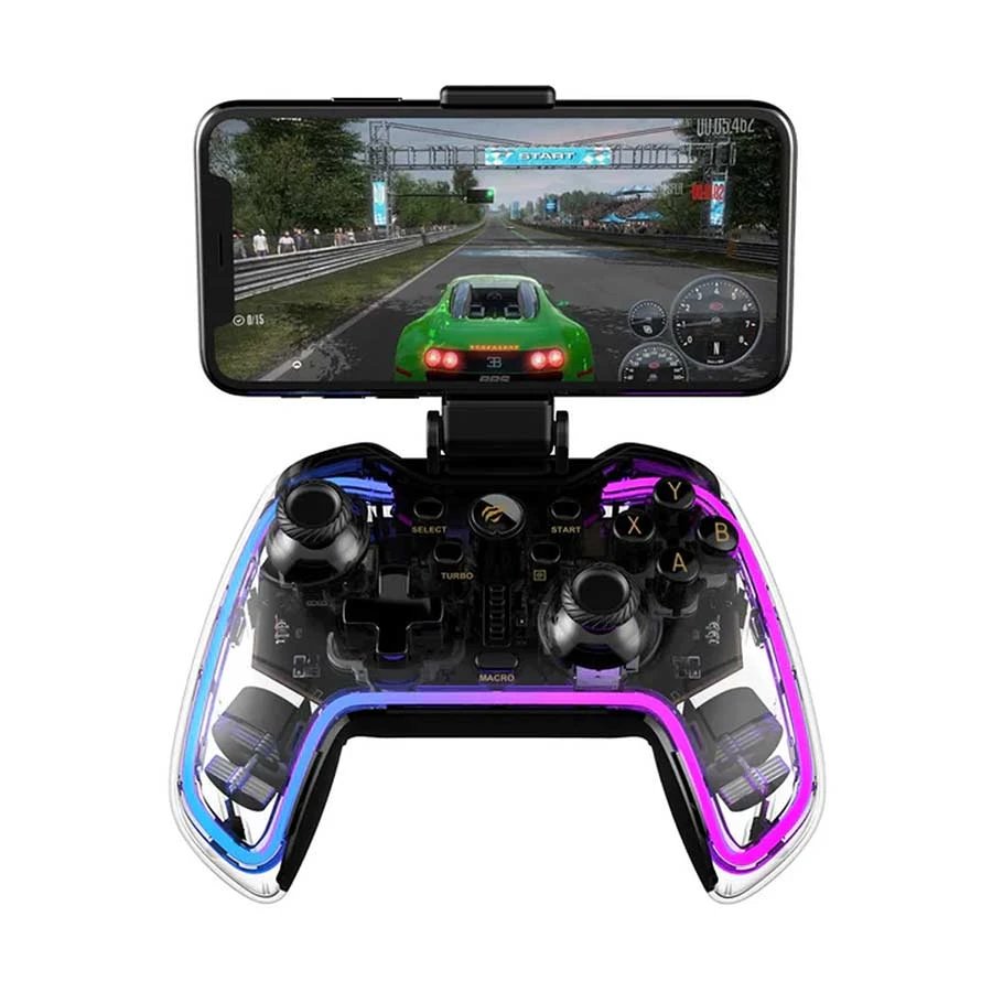 Havit G158BT Pro Transparent RGB Bluetooth Vibration Gamepad