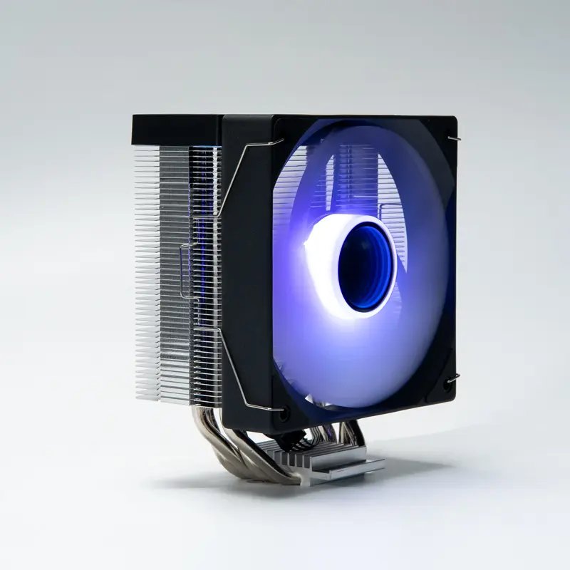 Jungle Leopard KF400 ARGB 4 copper cpu cooler Black