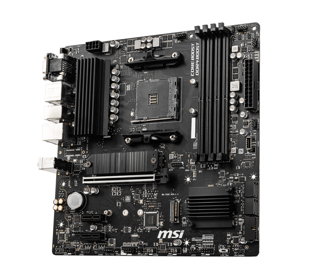 MSI B550M Pro-VDH AMD AM4 DDR4 Micro-ATX Motherboard