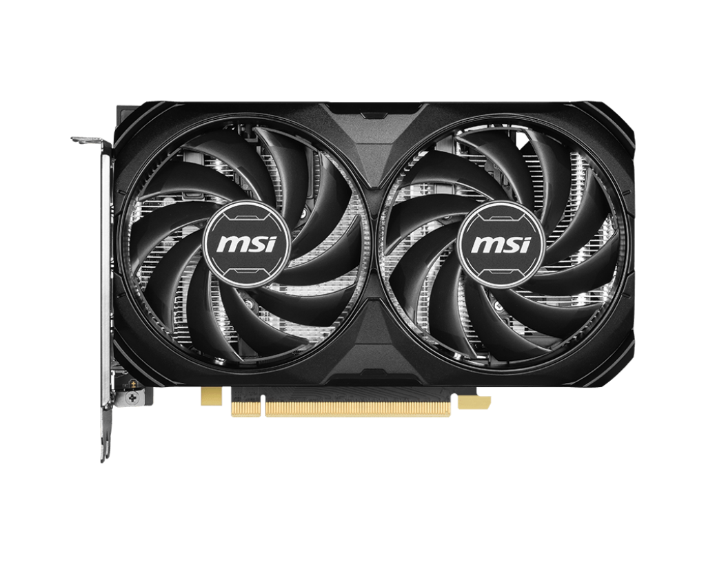 MSI GeForce RTX 4060 Ti 8G VENTUS 2X BLACK E1 OC 8GB GDDR6 Graphics Card