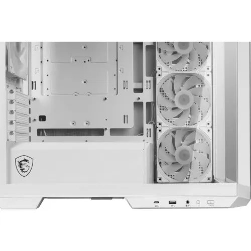 MSI MAG PANO M100R PZ White Micro-ATX Tower Gaming Case