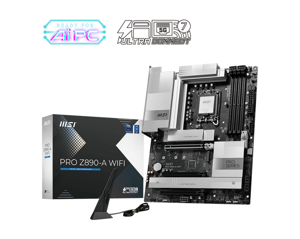 MSI PRO Z890-A WIFI LGA 1851 ATX Motherboard