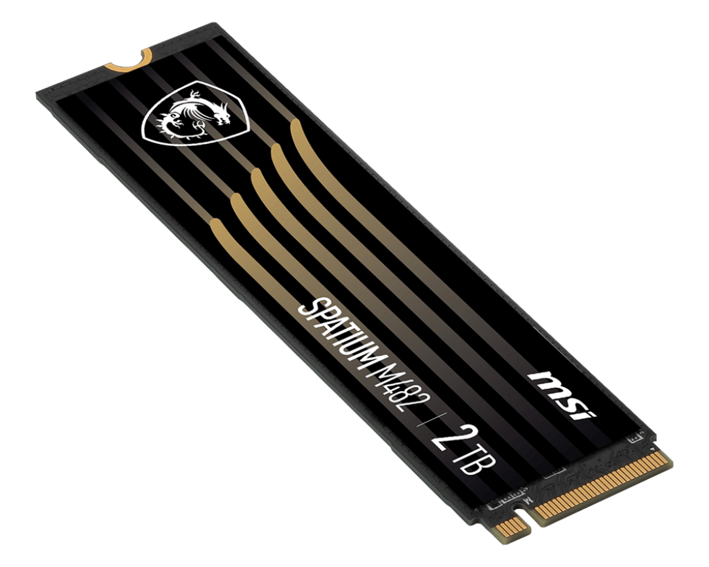 MSI SPATIUM M482 2TB PCIe Gen4 NVMe M.2 Internal SSD