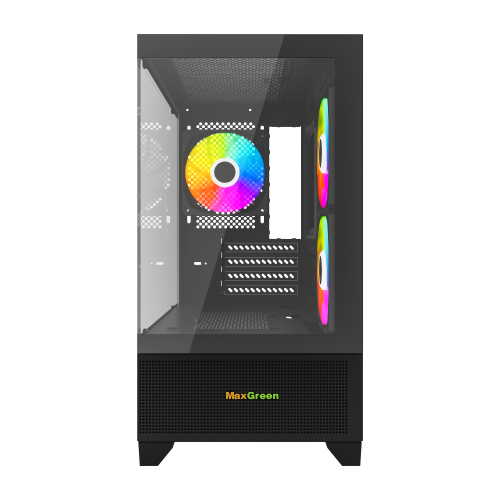 MaxGreen 350 Mid-Tower M-ATX Gaming Case