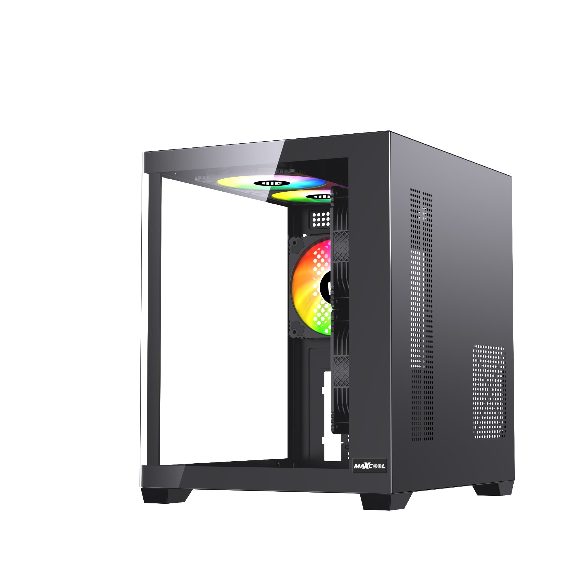 Maxcool Inferno MC5 Micro ATX Gaming Computer Case Black