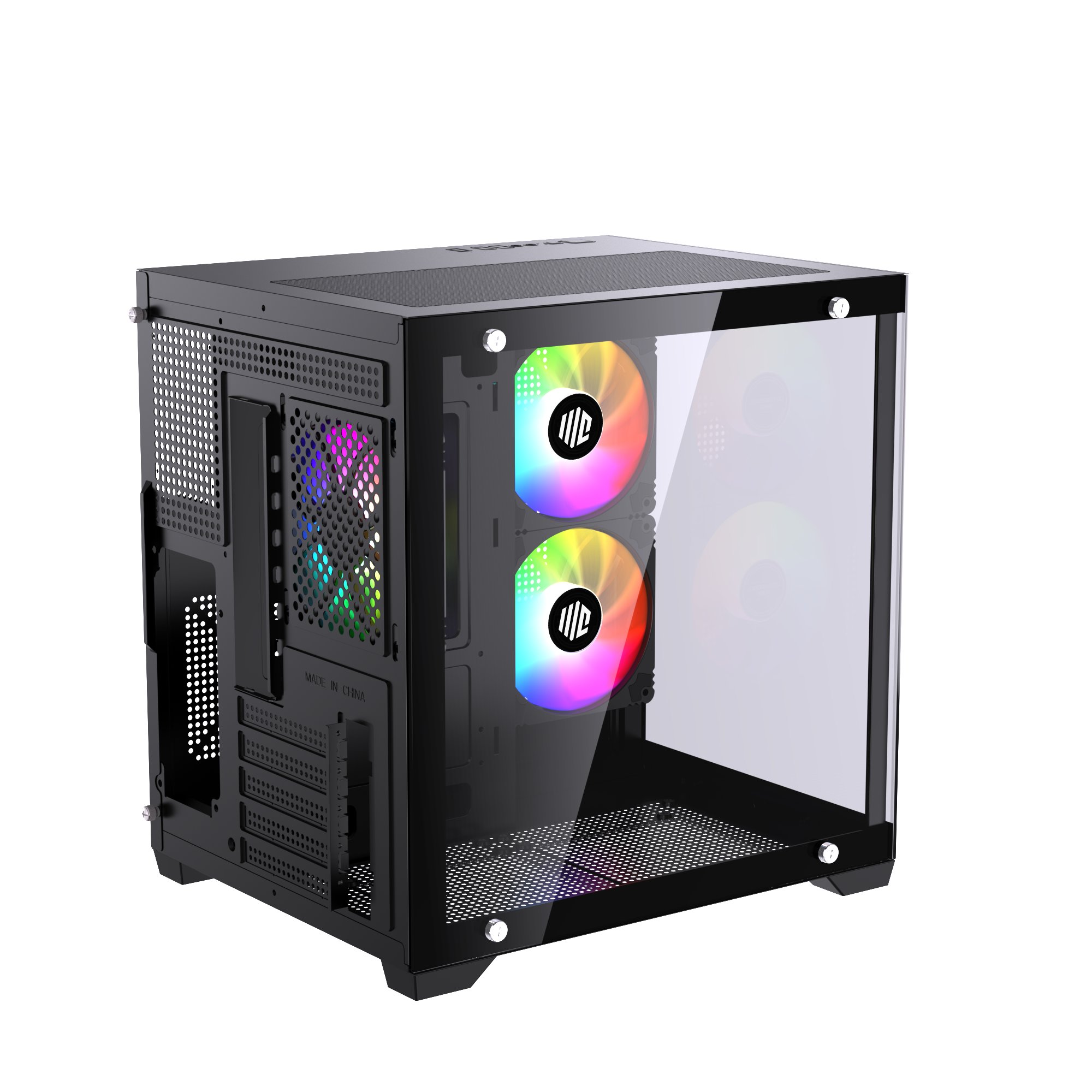 Maxcool Inferno MC5 Micro ATX Gaming Computer Case Black