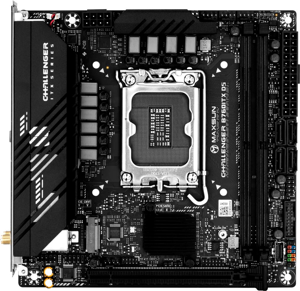 Maxsun Challenger B760ITX D5 WIFI Intel Motherboard