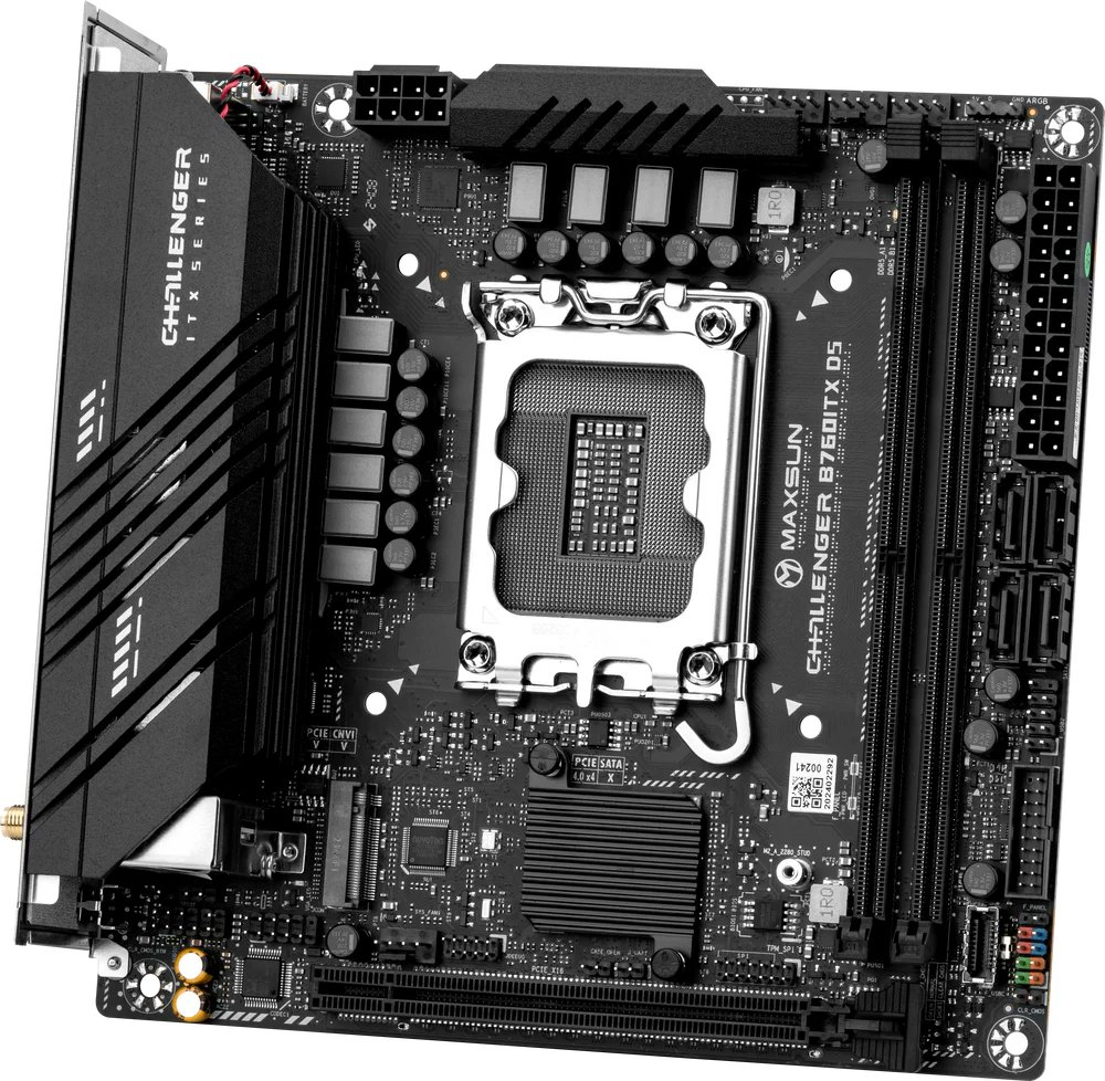 Maxsun Challenger B760ITX D5 WIFI Intel Motherboard