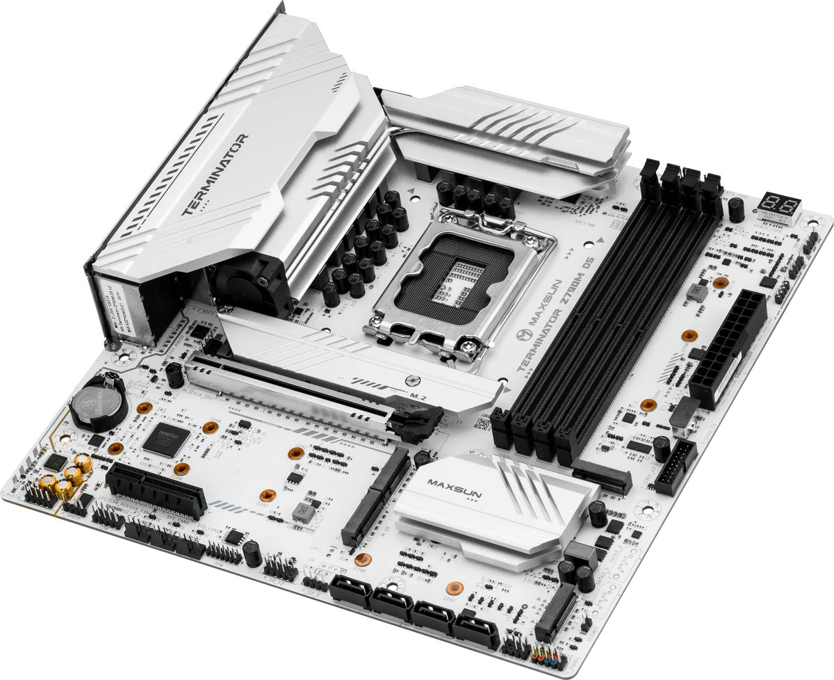 Maxsun Terminator Z790M D5 ICE DDR5 Intel Motherboard