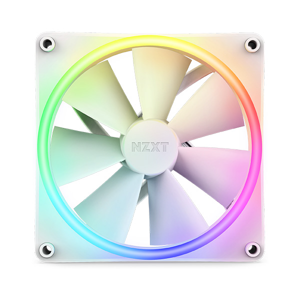 NZXT F140 RGB DUO 140mm RGB Casing Fan - White