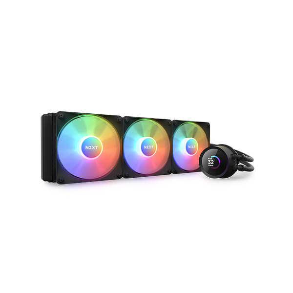 NZXT Kraken 360 RGB 360mm AIO Liquid Cooler with LCD Display - Black