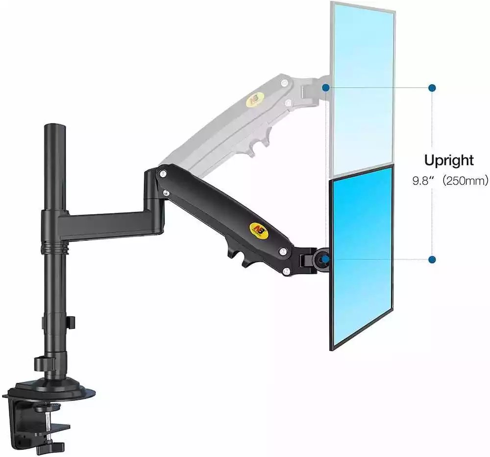 North Bayou H100 Swivel 22-35" Monitor Monitor Desk Mount