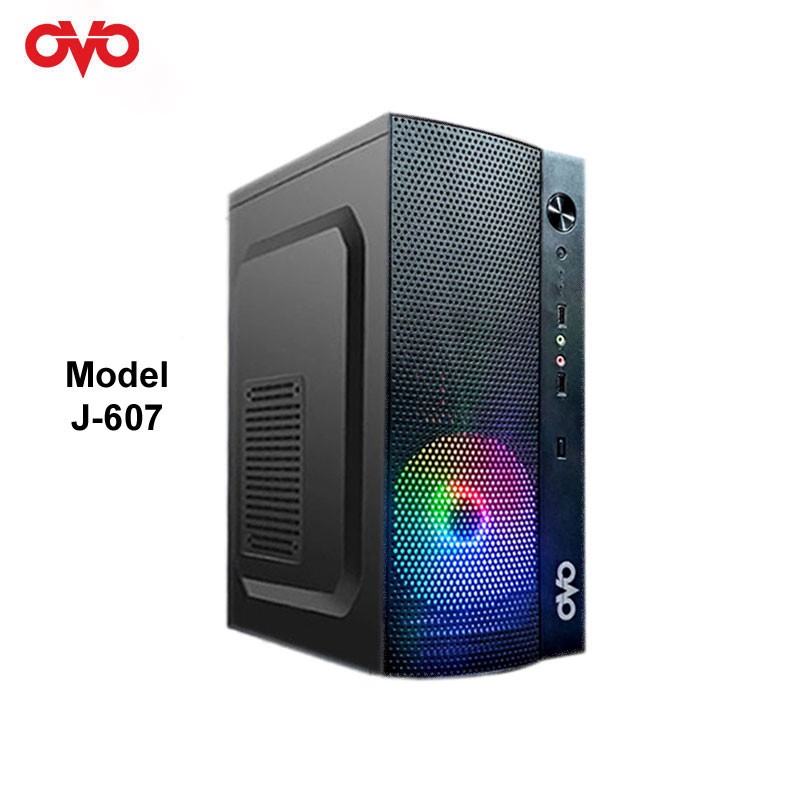 OVO J607 RGB mATX Gaming Casing