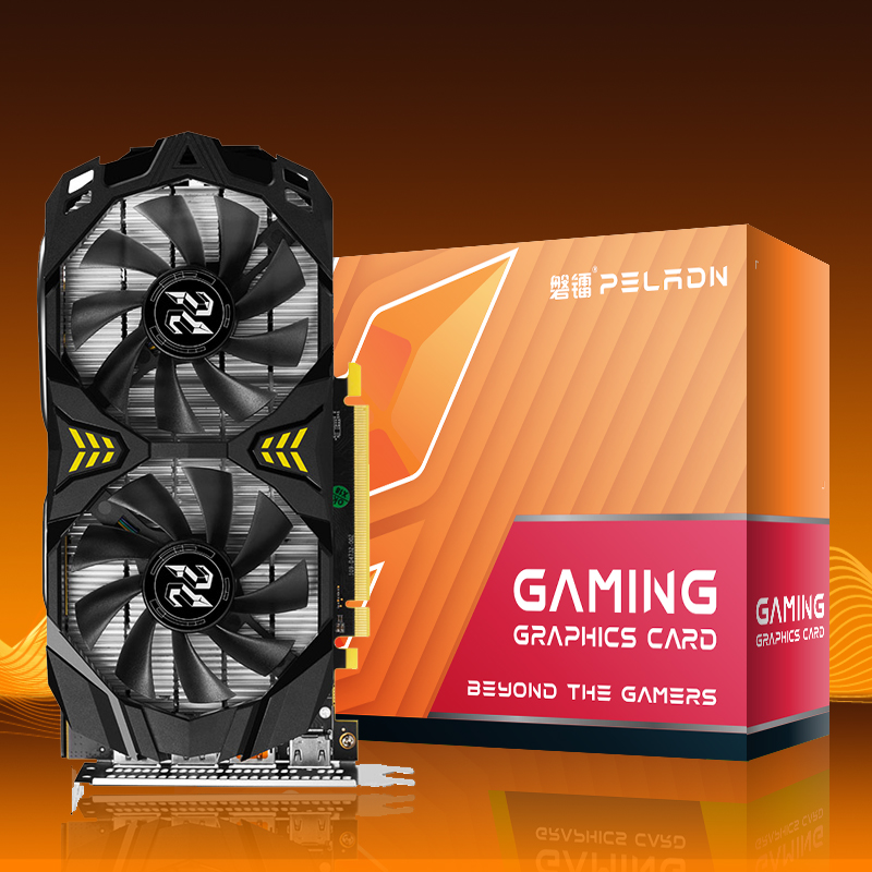 PELADN RX 580 8G Dual Fans Gaming Graphics Card