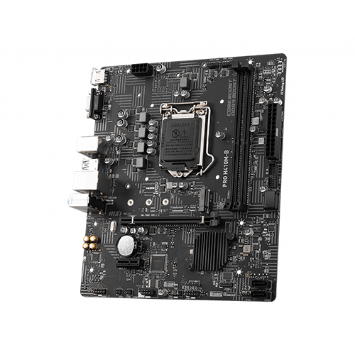 MSI Intel PRO H410M-B Micro-ATX Motherboard