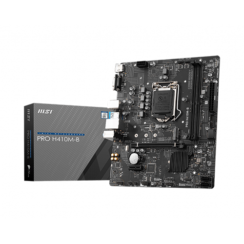 MSI Intel PRO H410M-B Micro-ATX Motherboard