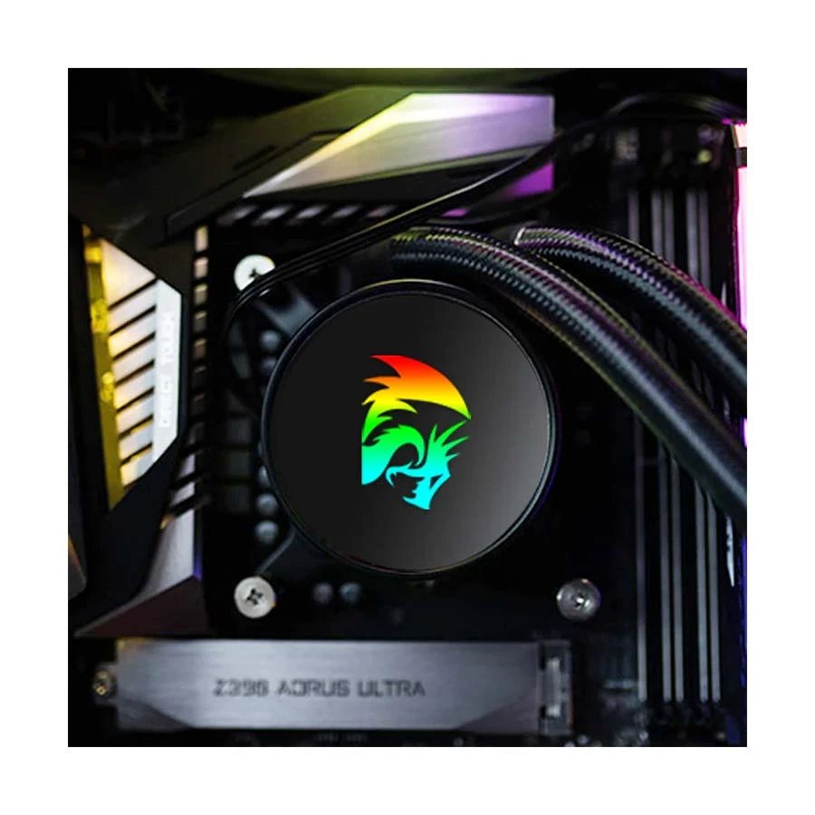 Redragon CW-3000/CCW-3000 Effect X RGB Liquid CPU Cooler (2 x RGB Fan)