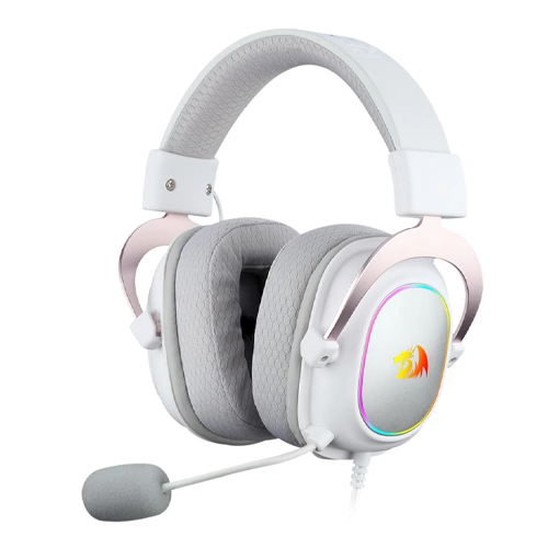 Redragon H510 Zeus-X RGB Wired Gaming Headset (WHITE)