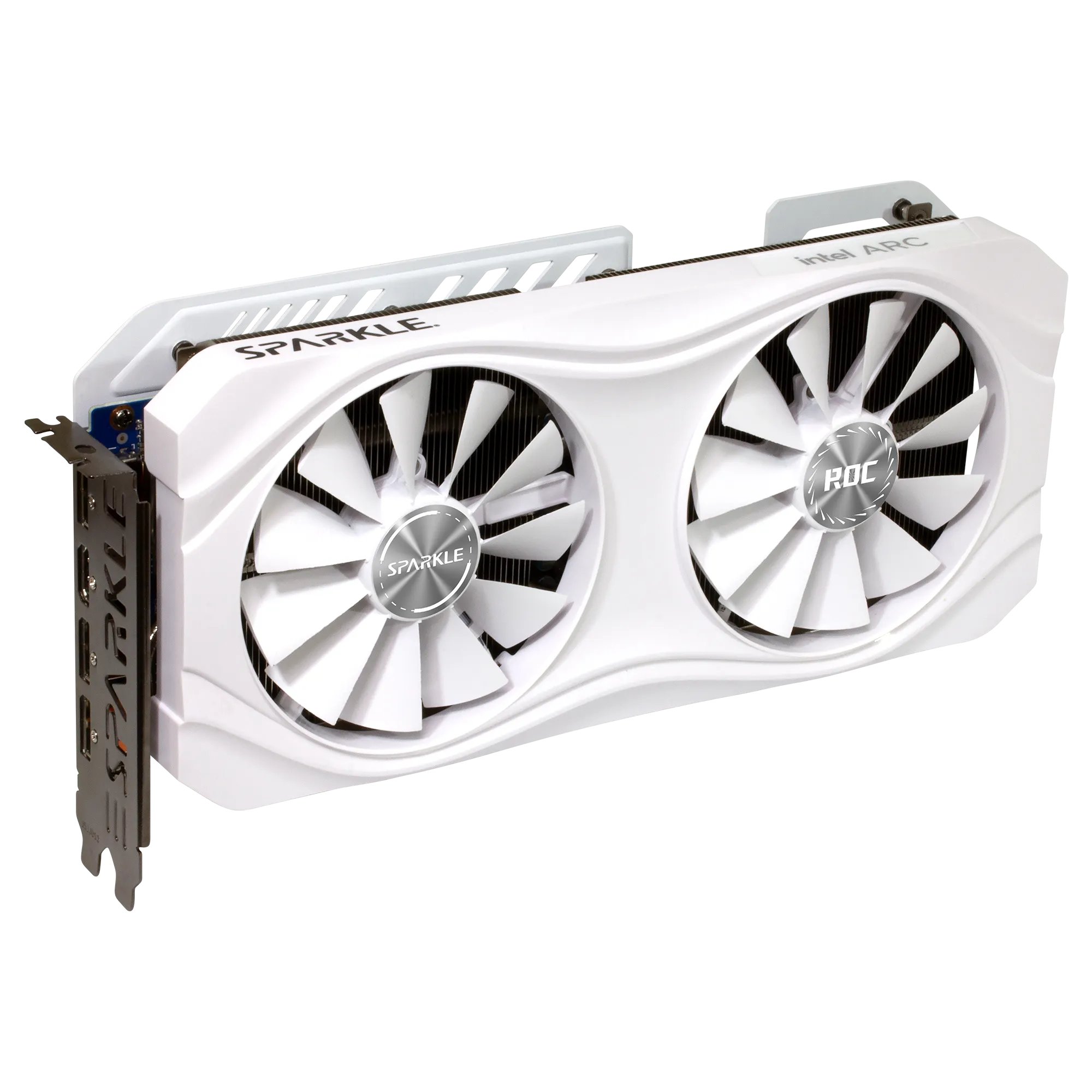 SPARKLE Intel Arc A770 ROC LUNA OC White Edition Graphics Card