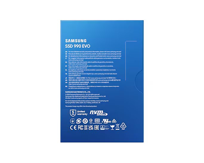 Samsung 990 EVO 1TB PCIe 4.0 M.2 NVMe SSD