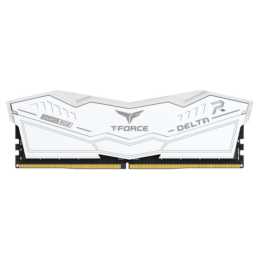 TEAM T-FORCE DELTA RGB White 16GB (2x8GB) 6000MHz DDR5 Gaming RAM