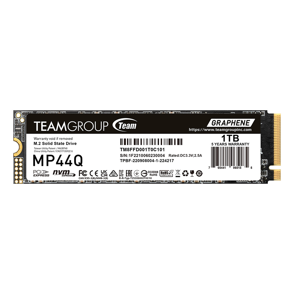 Team MP44Q 1TB M.2 PCIe Gen4 x4 NVMe SSD