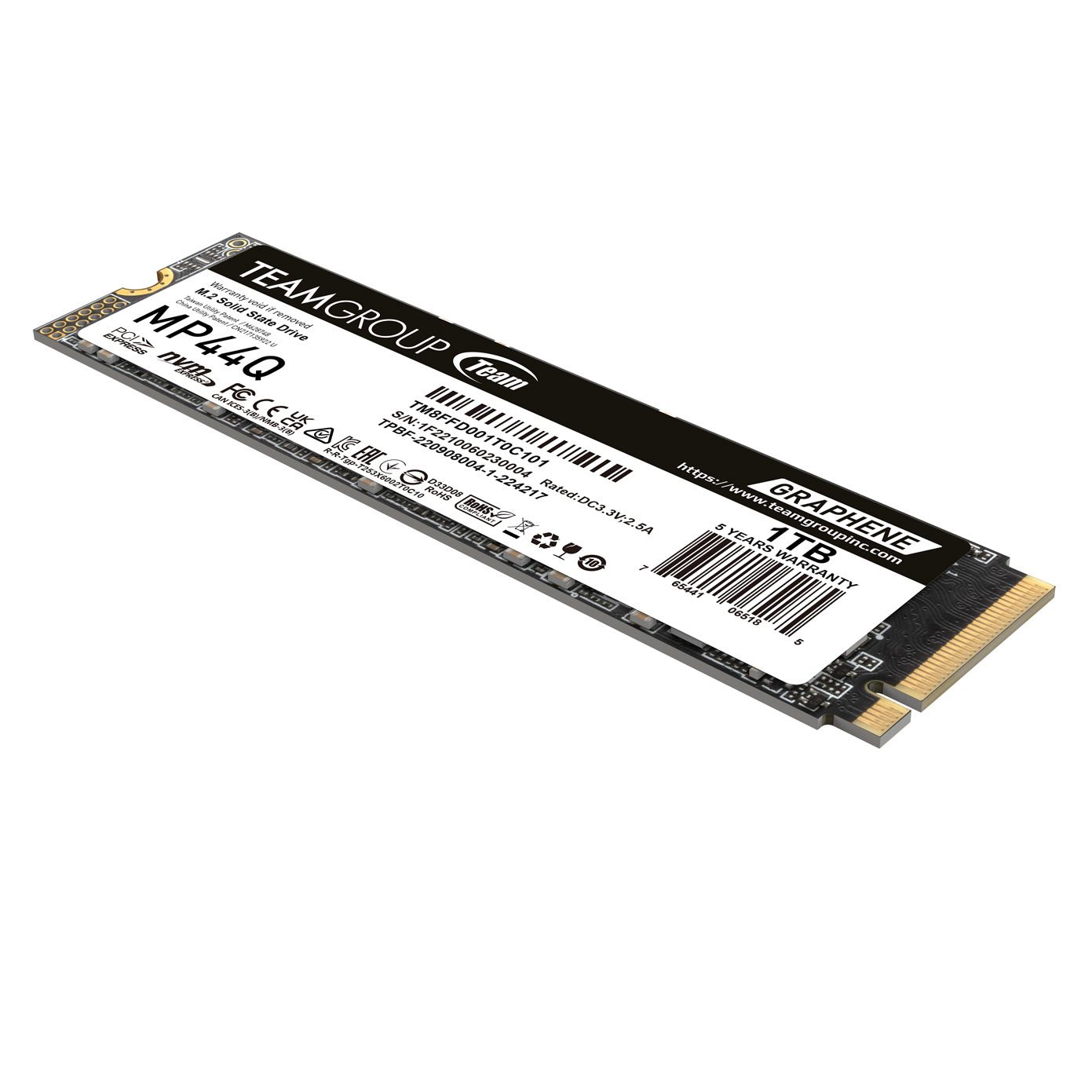 Team MP44Q 1TB M.2 PCIe Gen4 x4 NVMe SSD