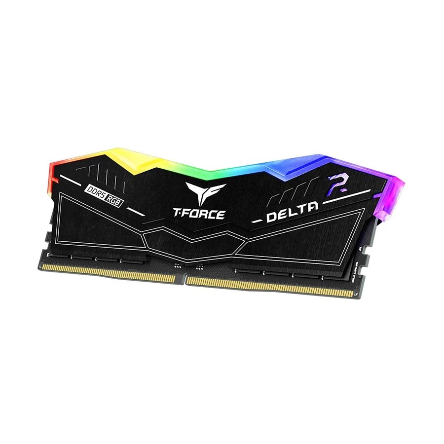 Team T-Force Delta RGB 8GB DDR5 6000MHz Black Heatsink Gaming Desktop RAM