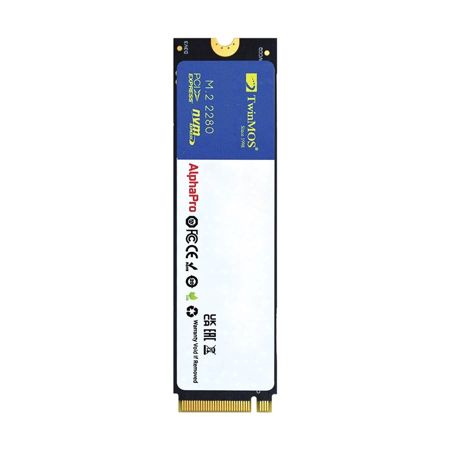 Twinmos AlphaPro 512GB M.2 2280 PCIe 3.0 x4 NVMe Internal SSD