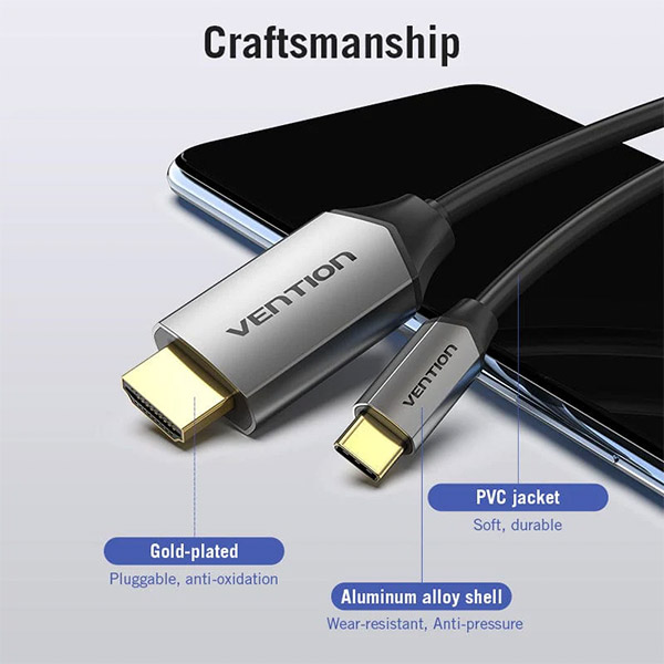 VENTION CGSBH Type-C to HDMI Cable - 2M