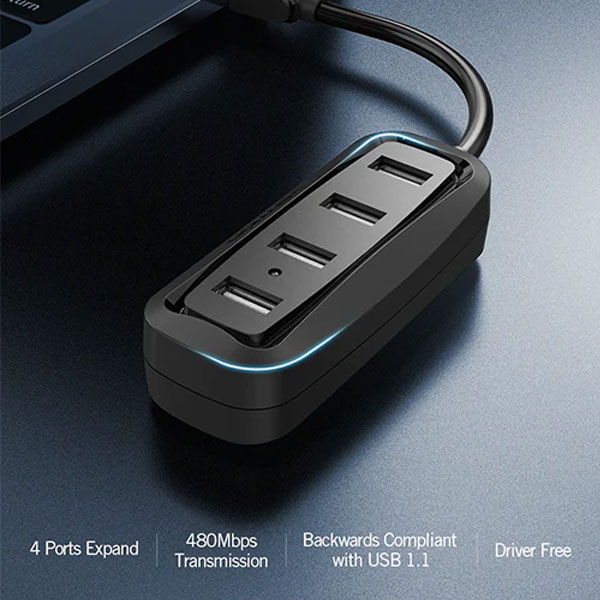 VENTION VAS-J43-B100 4 Port USB 2.0 Hub