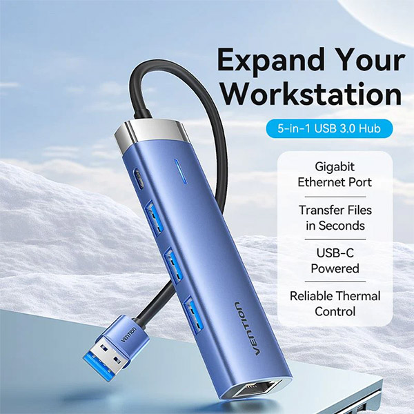 VENTION TGFSB Multifunctional USB 3.0 Hub