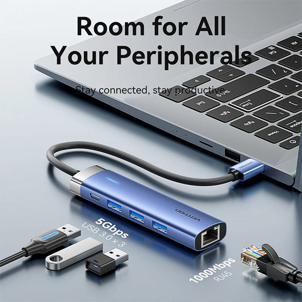 VENTION TGFSB Multifunctional USB 3.0 Hub