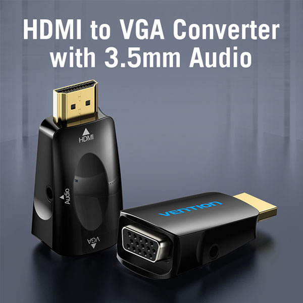 Vention AIDB0 HDMI to VGA Converter with 3.5MM Audio