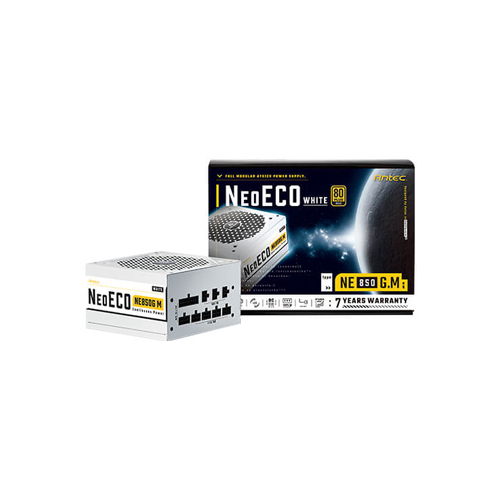 ANTEC NEOECO NEG850W WHITE GOLD MODULAR 850W POWER SUPPLY