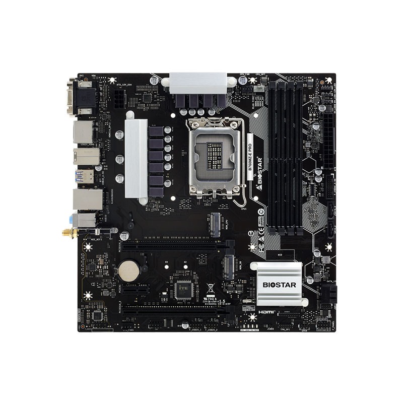 Biostar B760MZ-E PRO DDR5 14th Gen M-ATX Motherboard