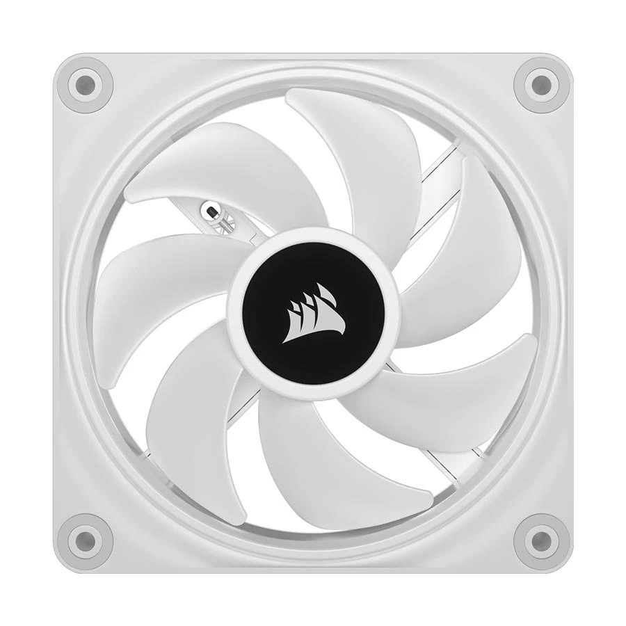 Corsair iCUE LINK QX120 RGB 120mm White Case Fan with iCUE Link System Hub