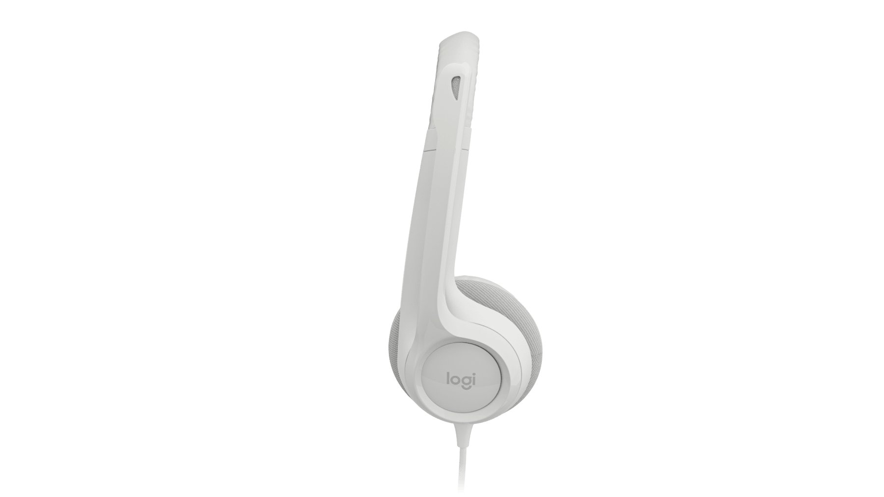 Logitech H390 Stereo USB Headset White with Microphone