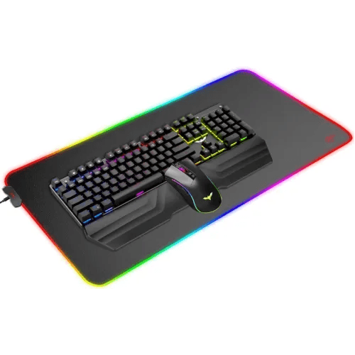 Havit KB511L RGB Wired Mechanical Gaming Keyboard, Mouse & Mouse Pad 3-in-1 Combo