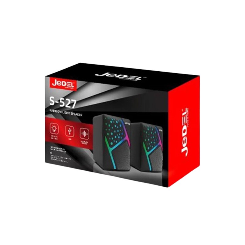 Jedel S-527 RGB Wired USB Speaker