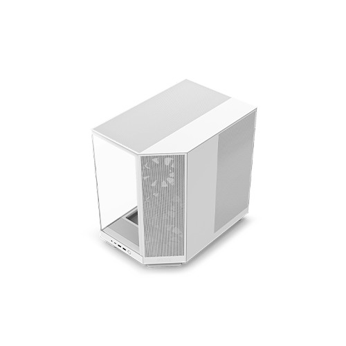 NZXT H6 Flow Compact Dual-Chamber Mid-Tower Airflow Case (White)