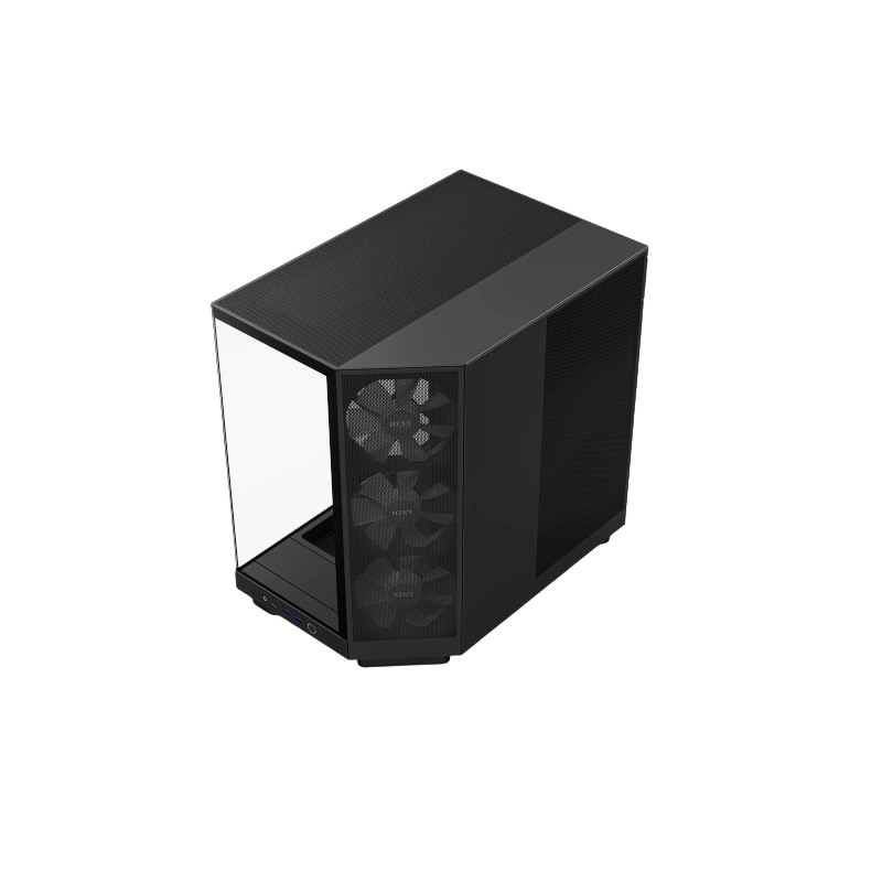 NZXT H6 Flow RGB Compact Dual-Chamber Mid-Tower Airflow Case (Black)