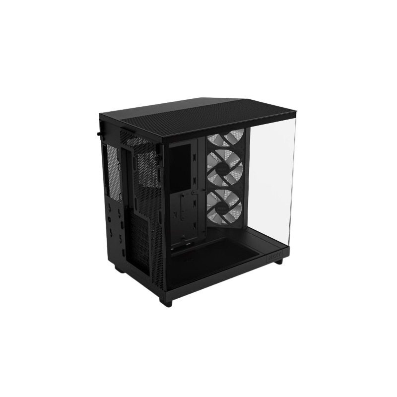 NZXT H6 Flow RGB Compact Dual-Chamber Mid-Tower Airflow Case (Black)