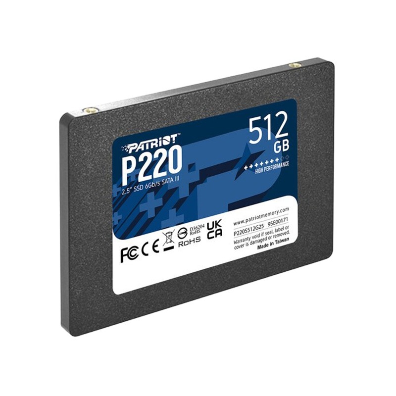 Patriot P220 512GB SATA III 2.5 Inch Internal SSD